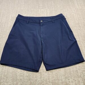 Lululemon Shorts Mens 31 Commission Classic Fit Chino Blue Casual Golf Wicking